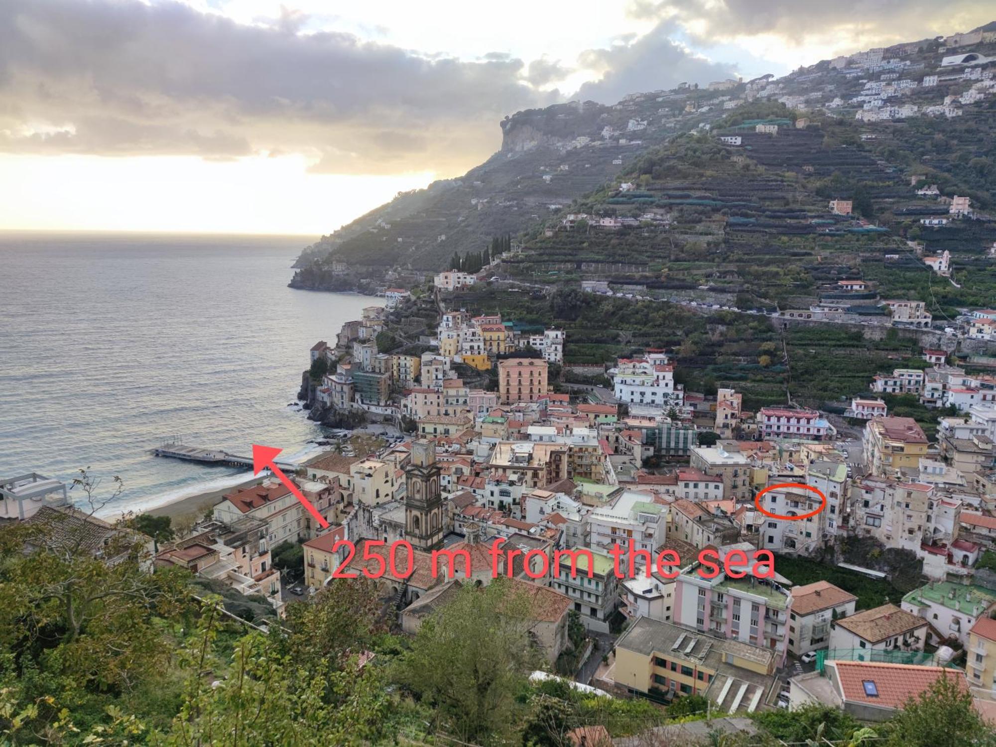 Апартаменти Casabluette A Minori - Amalfi Coast Екстер'єр фото